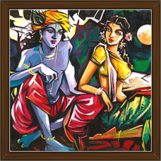 Radha Krishna Paintings (RK-2240)